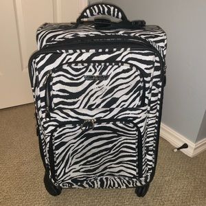 Zebra Carry on suit case
